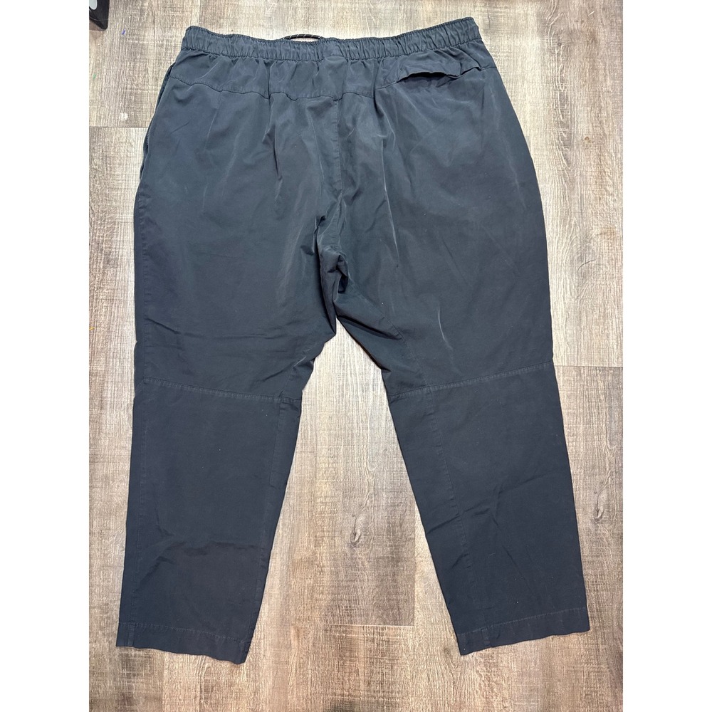 Nike Mens XXL Black Woven Sportswear Track Pants Stretch Zip Pockets - Picture 6 of 6